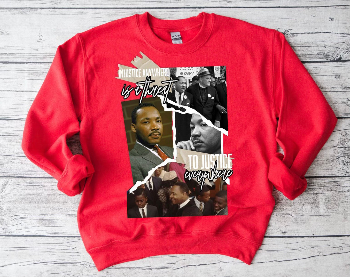 Injustice Anywhere Is a Threat Sweatshirt