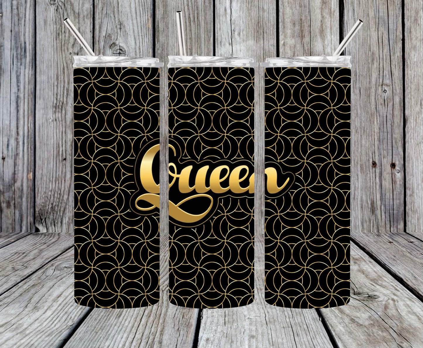 Queen Black Tumbler 20oz