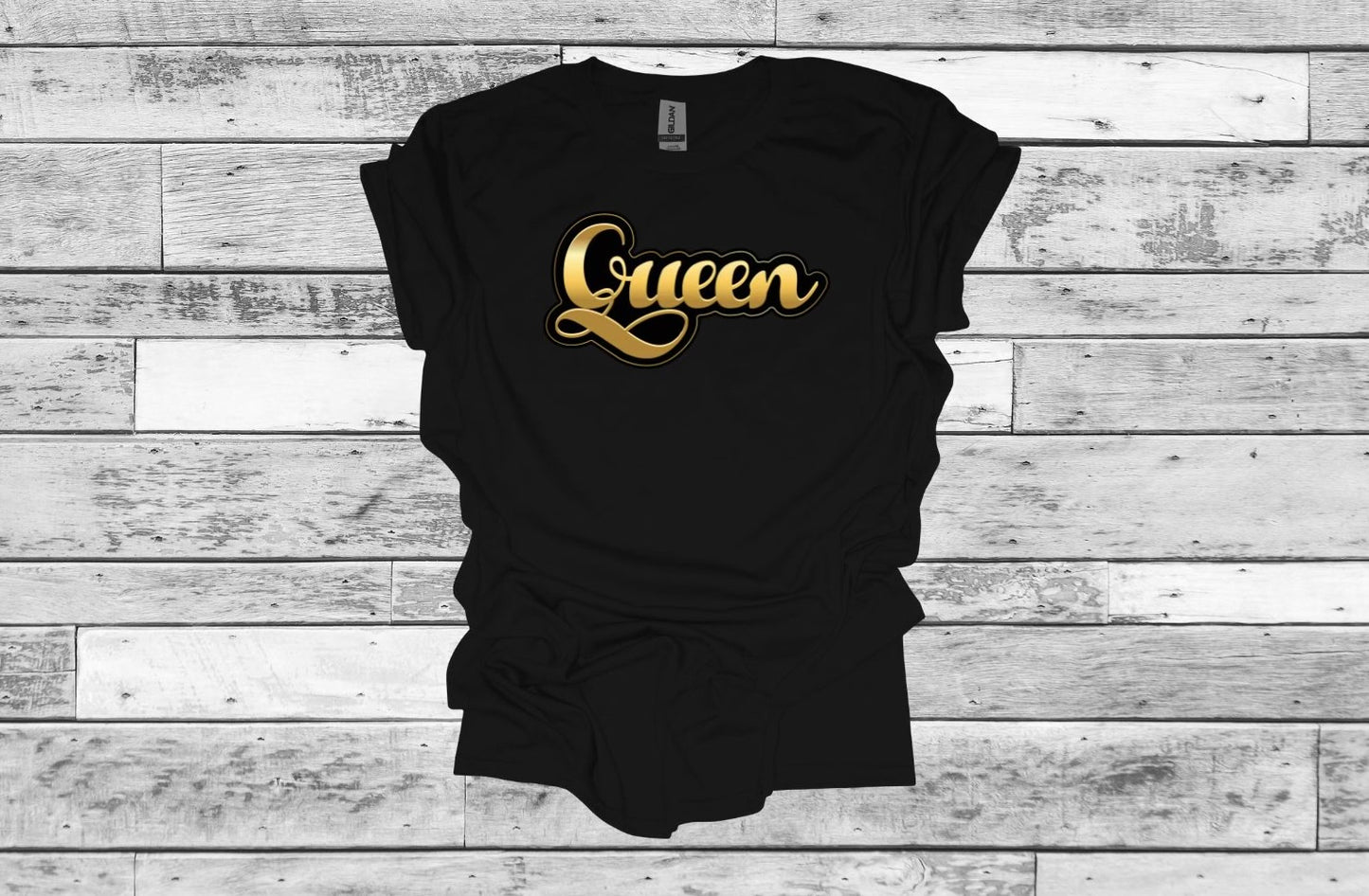 Queen Black Short Sleeve T-Shirt