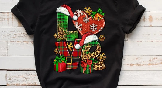 Love Christmas Short Sleeve T-Shirt