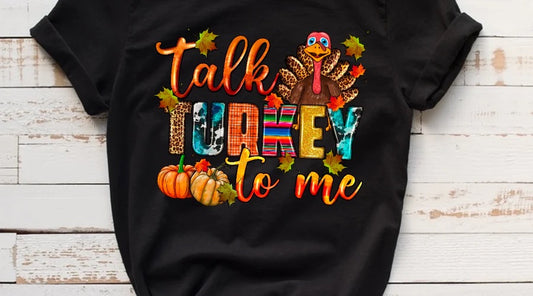 Talk Turkey To Me Short Sleeve T-Shirt