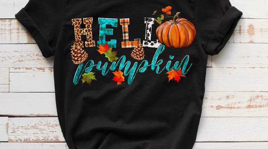 Hello Pumpkin Short Sleeve T-Shirt