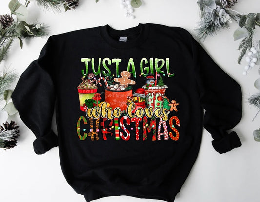 Just A Girl Gingerbread Sweatshirt